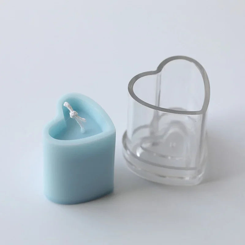 Heart Column Candle Mold