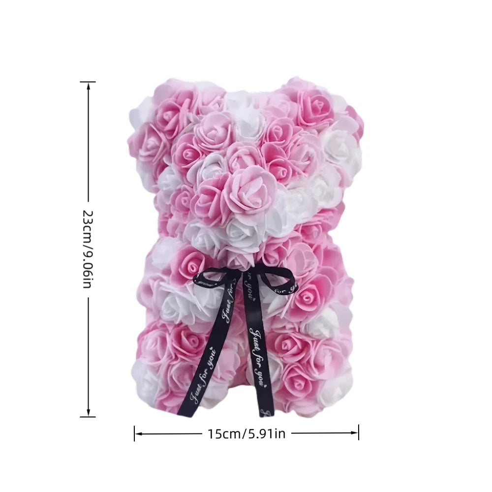 Artificial Rose Bear Gift