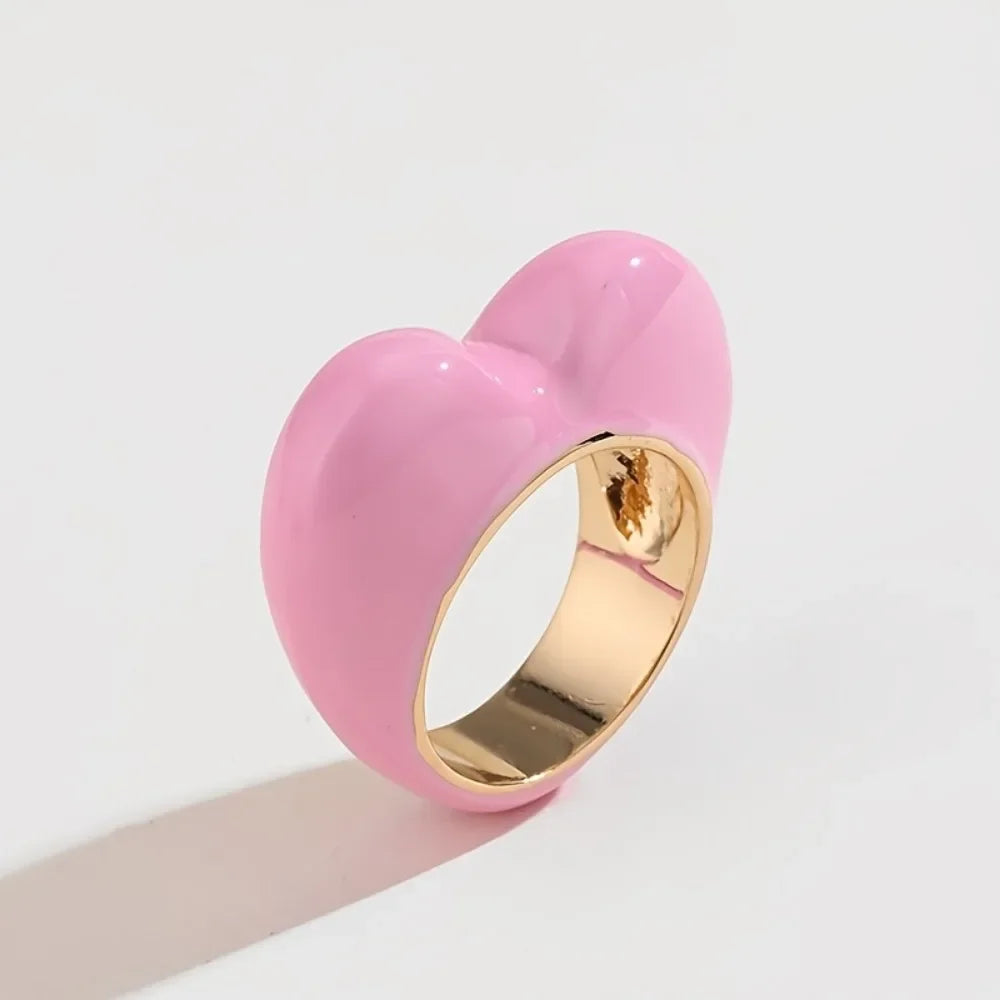 Oil-Gloss Heart Ring