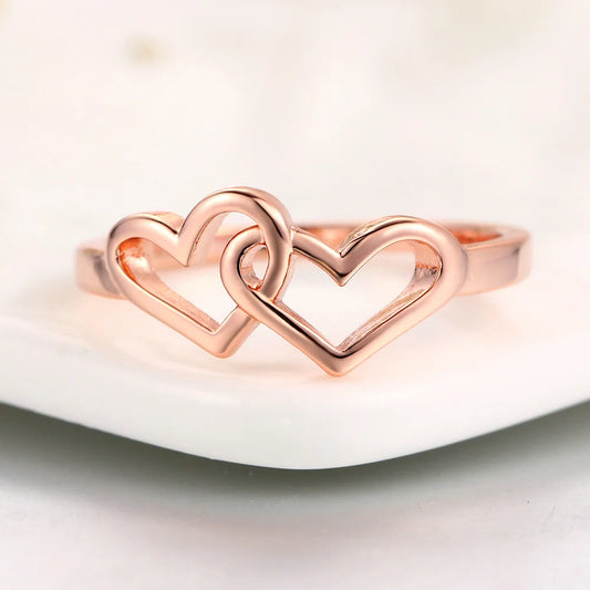 Double Heart Lover Ring