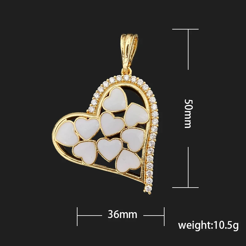 Colorful Heart Mini Pendant