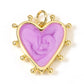 Multicolor Enamel Heart Pendant