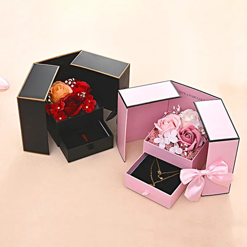 Double-Door Rose Gift Box