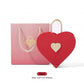 Portable Heart Jewelry Case