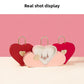 Portable Heart Jewelry Case