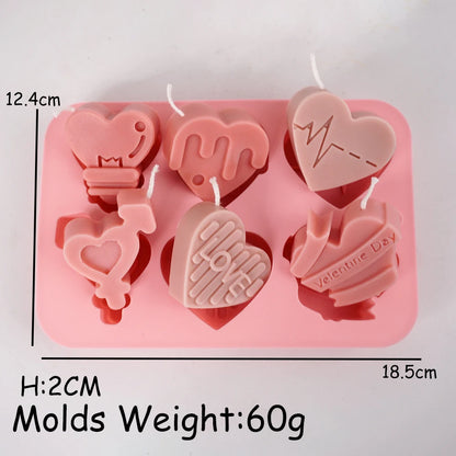 Heart Chocolate Ice Mold