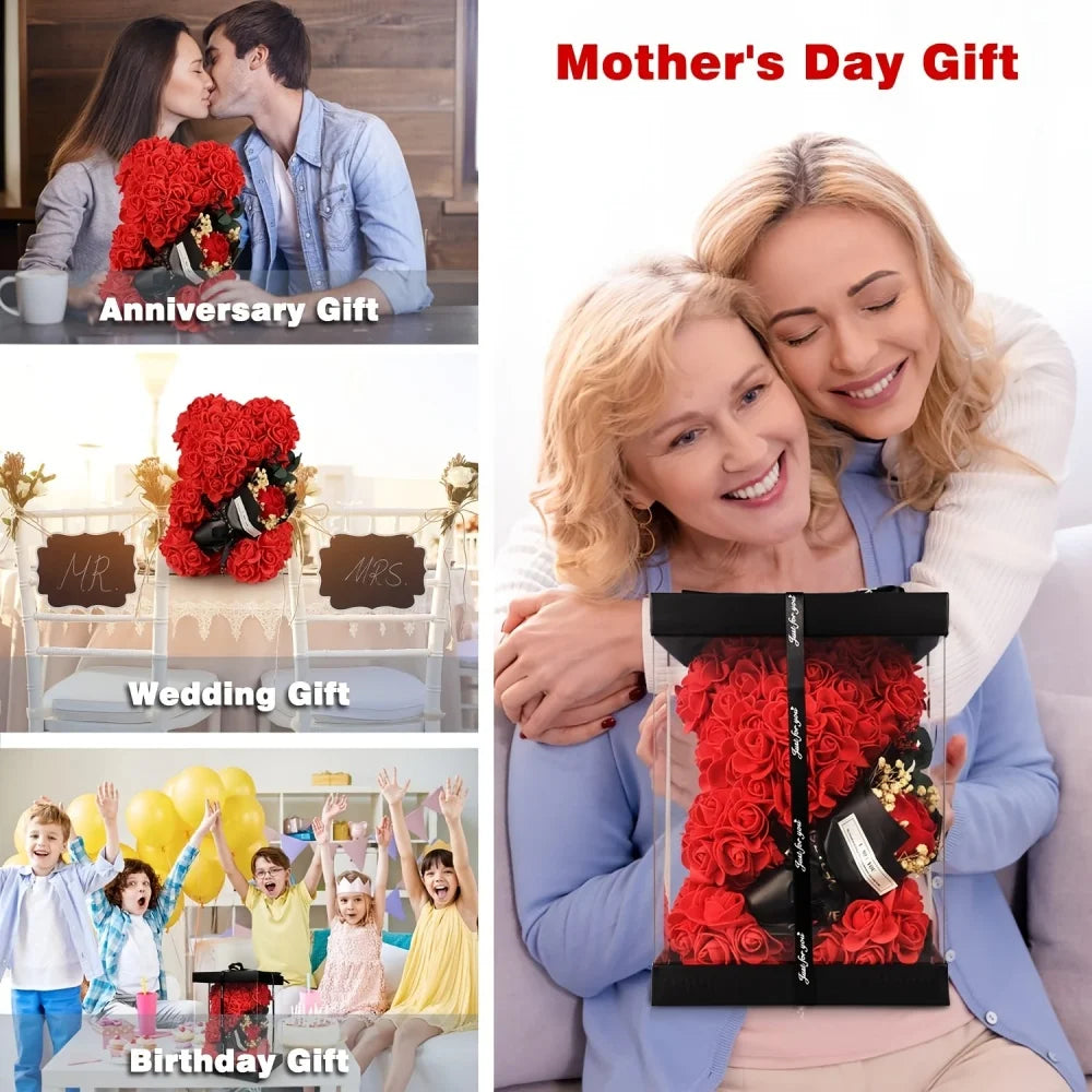 Eternal Love Rose Bear