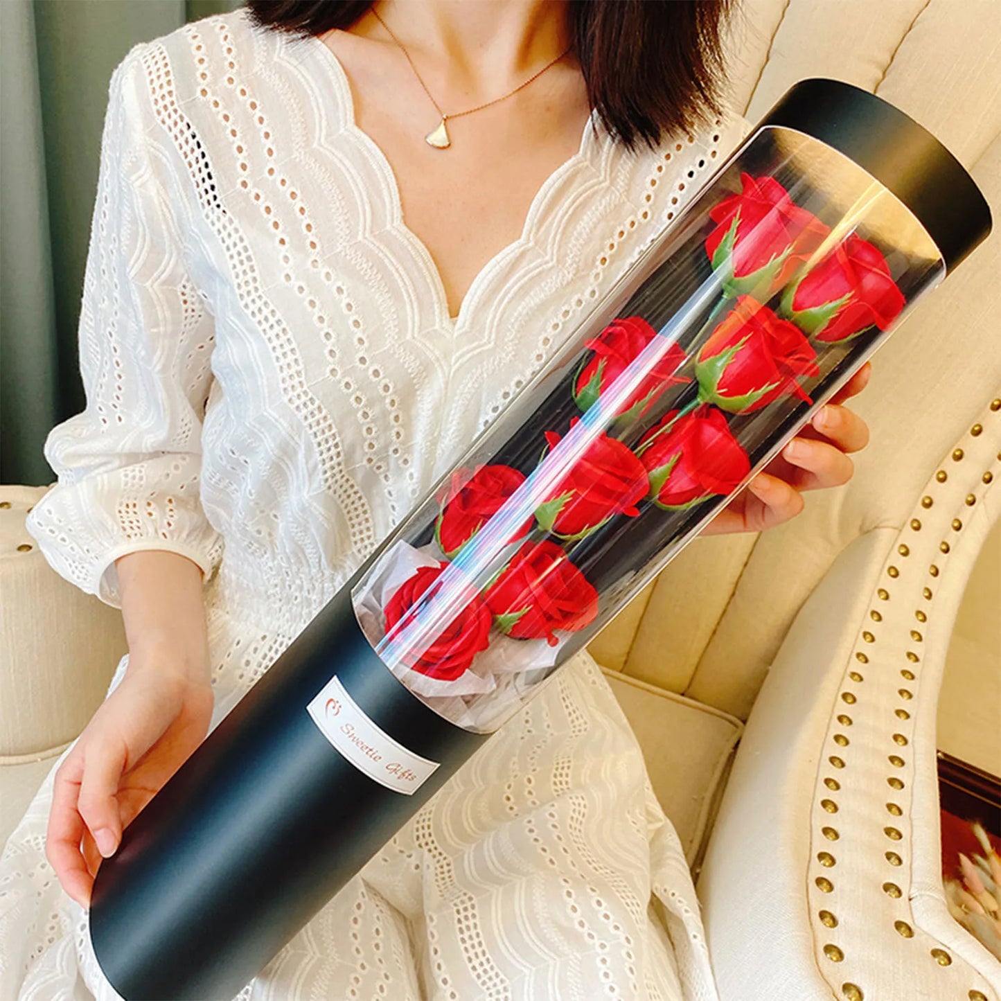 Rose Soap Bouquet Gift Box