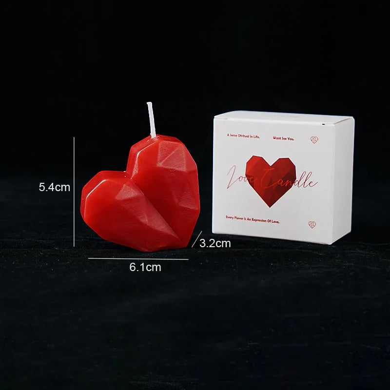 Red Heart Aromatherapy Candles