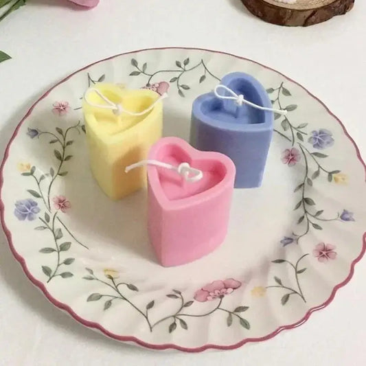Heart Column Candle Mold