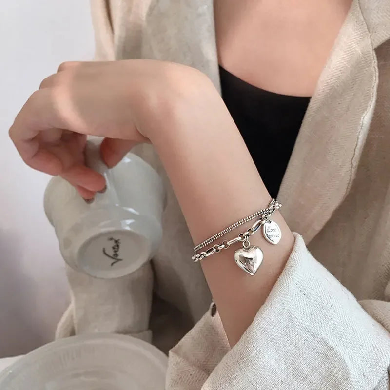Retro 925 Charm Bracelet