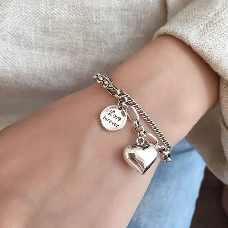 Retro 925 Charm Bracelet