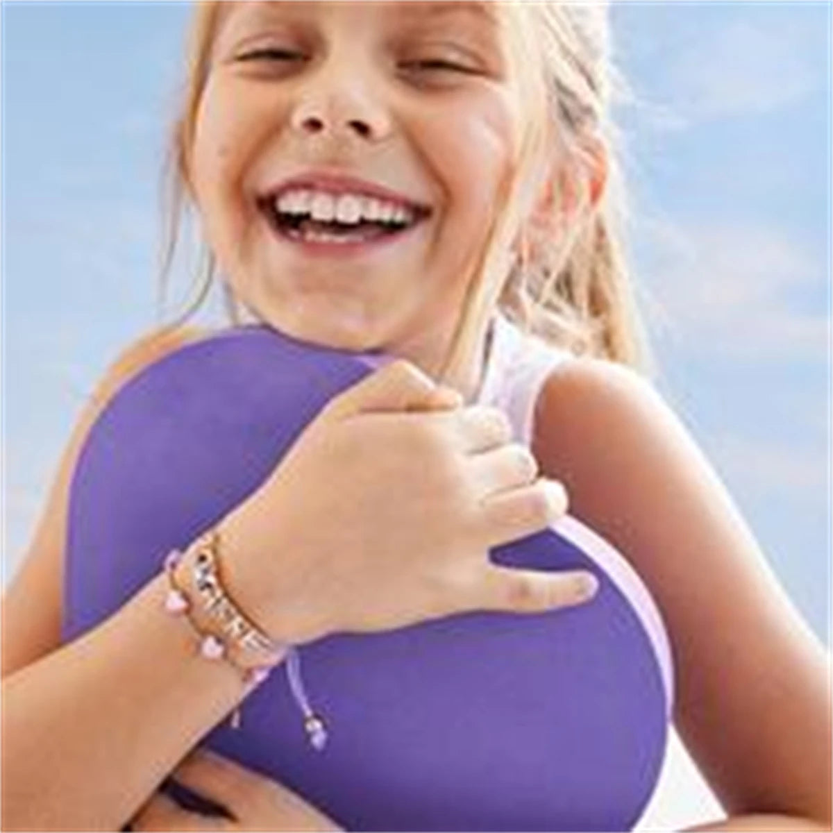 Kids Gradient Heart Bracelet