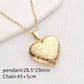 Floral Heart Locket Necklace