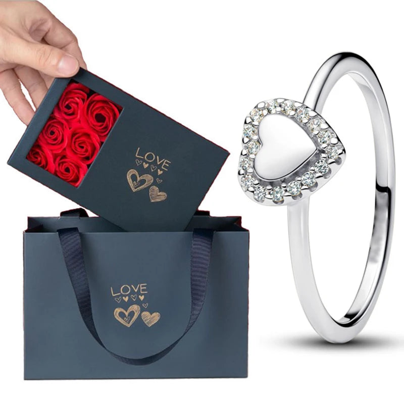 2025 Zircon Heart Ring