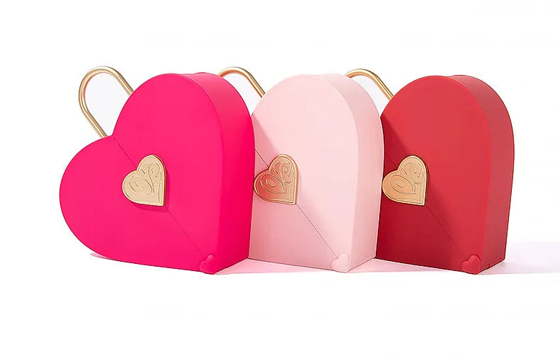 Portable Heart Jewelry Case