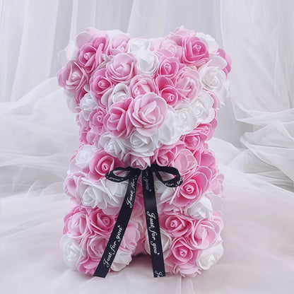 Artificial Rose Bear Gift