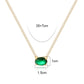 18K CZ Heart Tennis Necklace