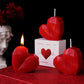 Red Heart Aromatherapy Candles