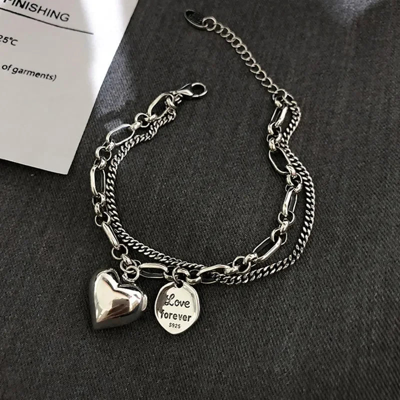 Retro 925 Charm Bracelet