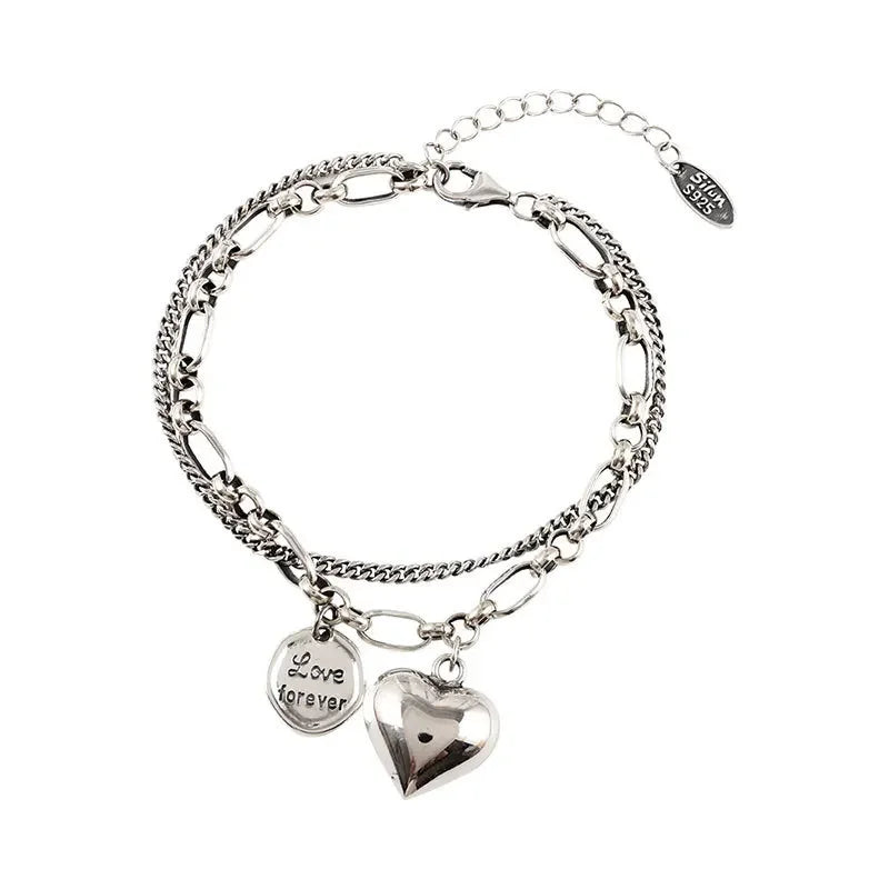 Retro 925 Charm Bracelet