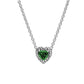 925 Multicolor Heart Necklace