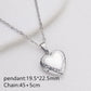 Floral Heart Locket Necklace
