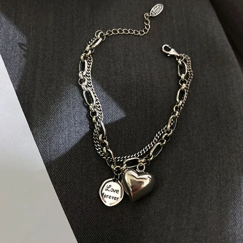 Retro 925 Charm Bracelet
