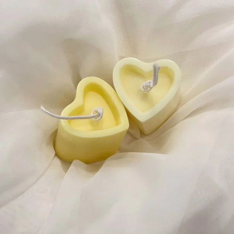 Heart Column Candle Mold