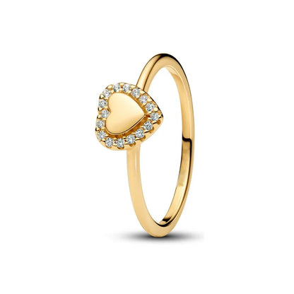 2025 Zircon Heart Ring