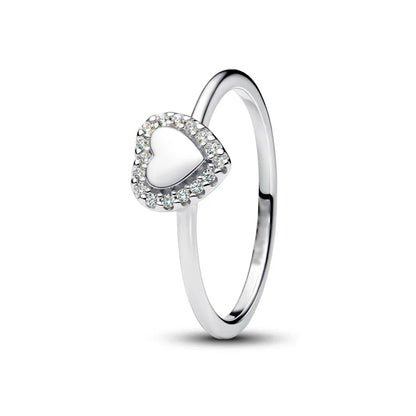2025 Zircon Heart Ring