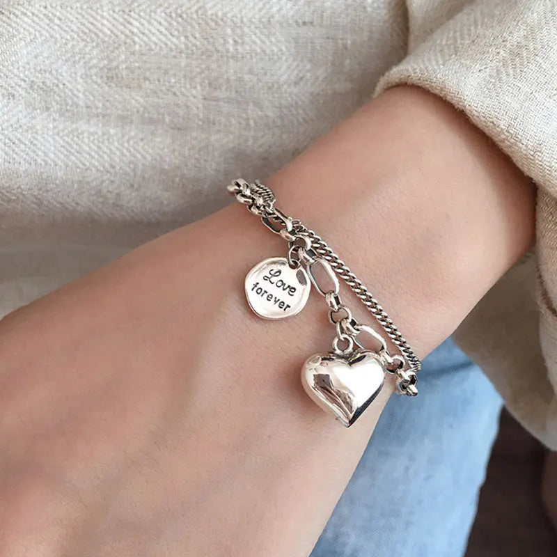 Retro 925 Charm Bracelet