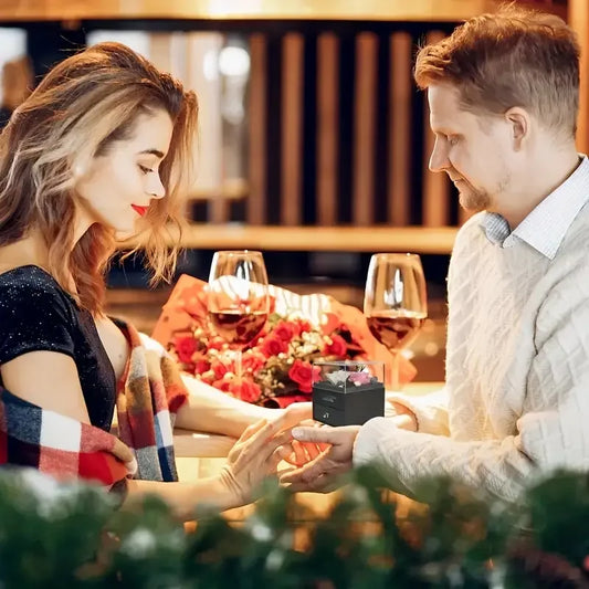 Ocean Heart Rose Necklace Box