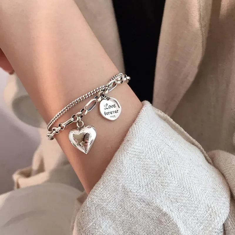 Retro 925 Charm Bracelet