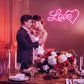 Love Heart Neon Wall Sign