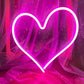 Pink Heart Neon Sign
