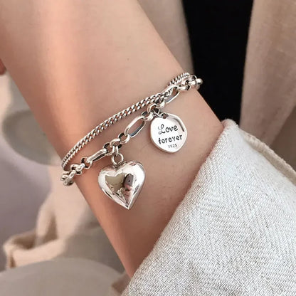 Retro 925 Charm Bracelet