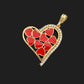 Colorful Heart Mini Pendant