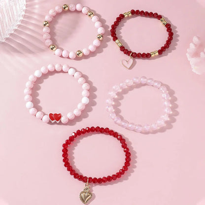 Sweet Heart Beaded Bracelet