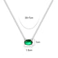 18K CZ Heart Tennis Necklace