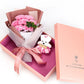 7-Rose Soap Teddy Gift