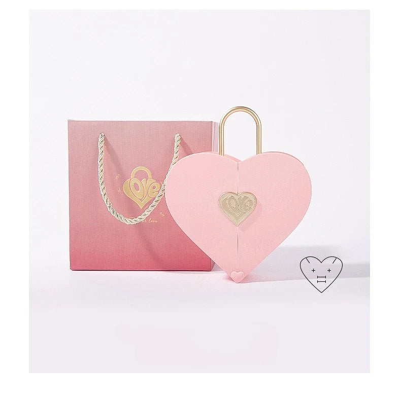 Portable Heart Jewelry Case