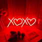 XOXO Heart Neon Sign