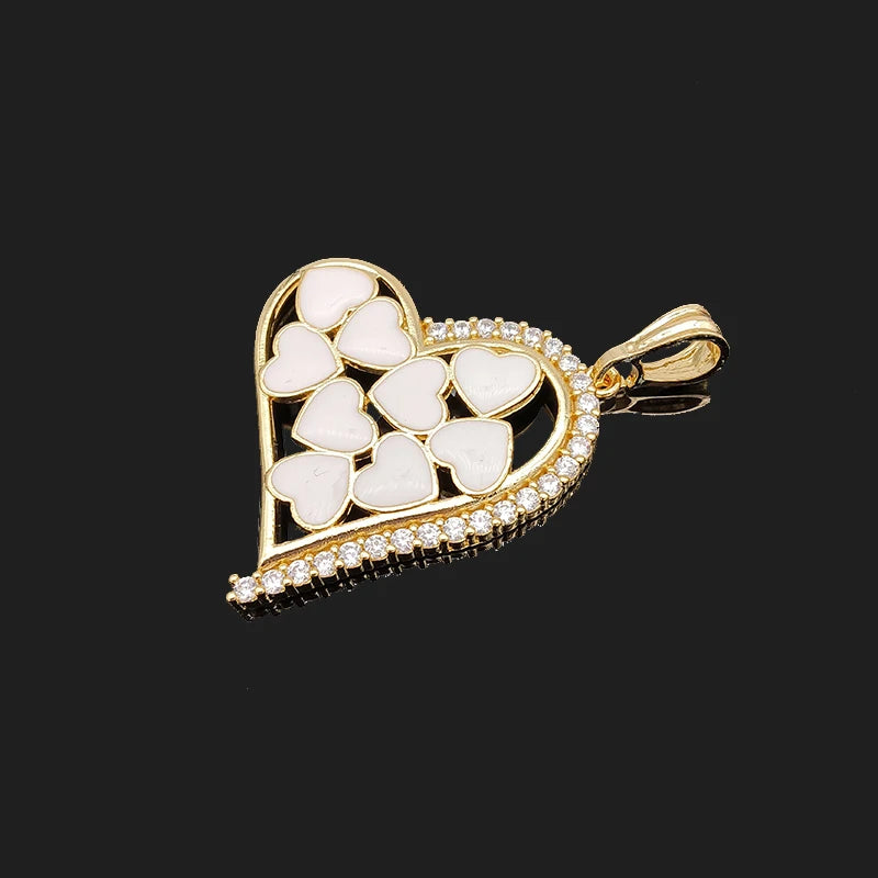 Colorful Heart Mini Pendant