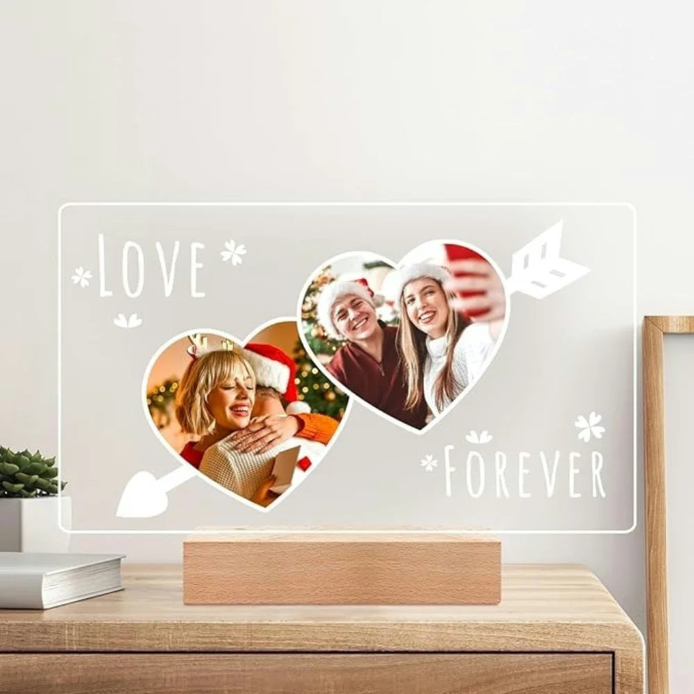Personalized Heart Frame Light
