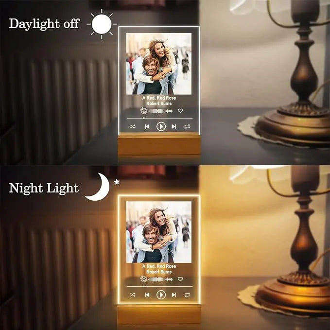 Personalized Heart Frame Light