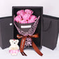 7-Rose Soap Bear Bouquet
