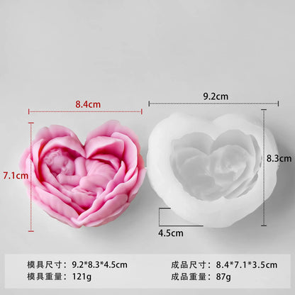 Angel Heart Candle Mold