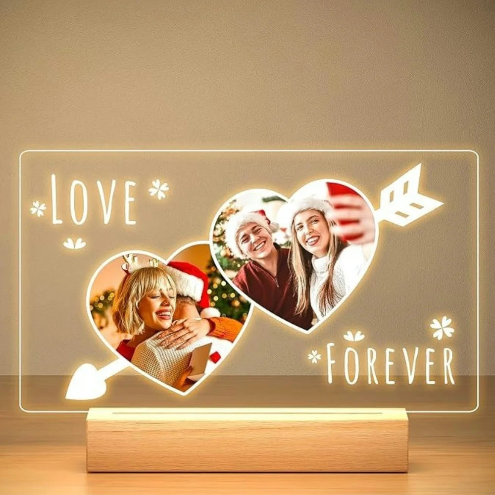 Personalized Heart Frame Light
