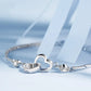 925 Silver Heart Charm Bracelet